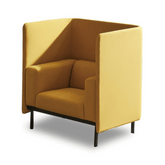 Floater Single Seater Acoustic Privacy Lounge High Back Fabric Sofa Booth - Gavisco Office Furniture